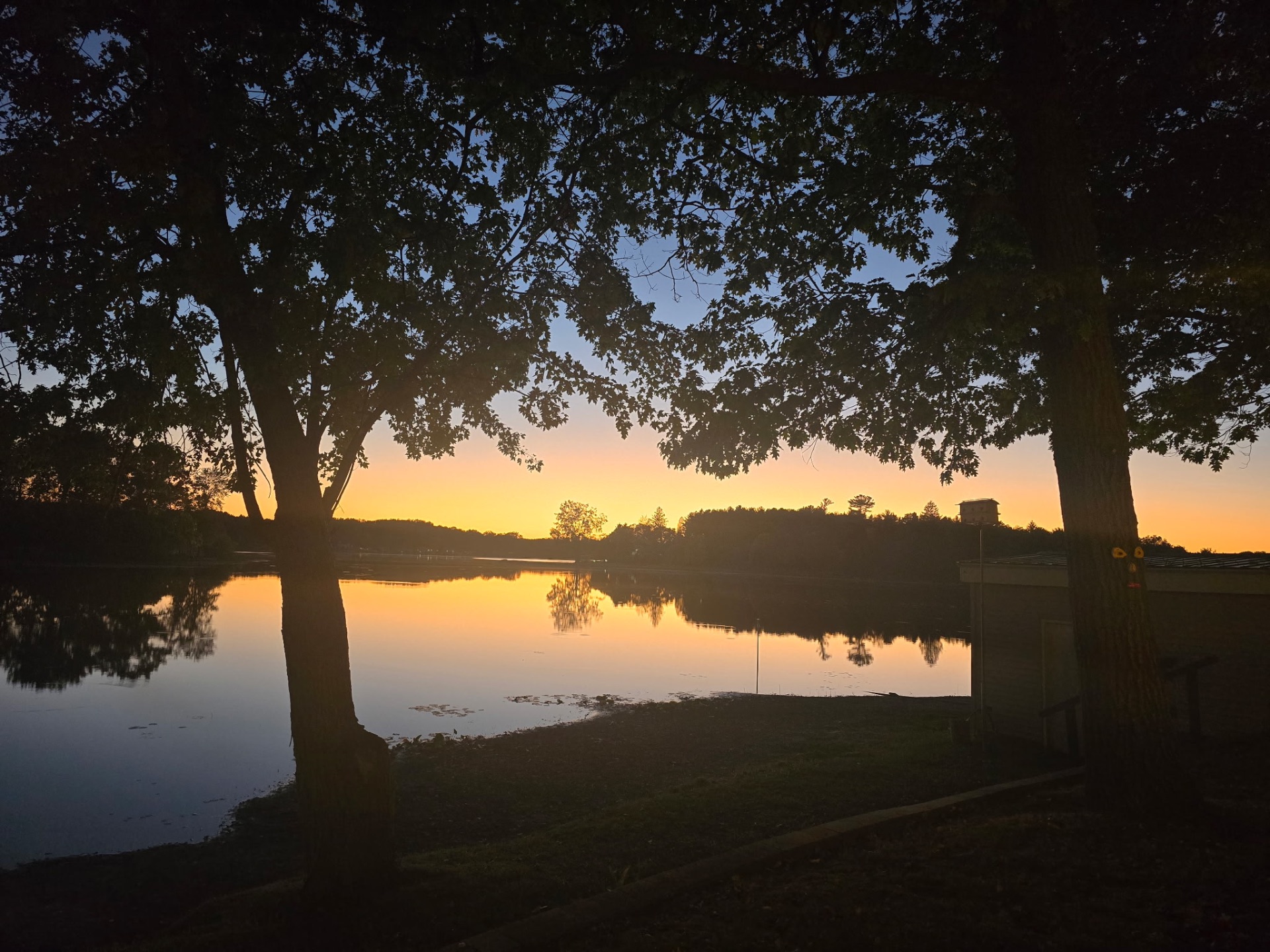 Dock at sunset